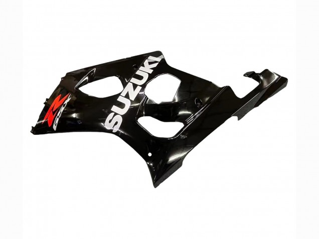 2003-2004 Glossy Black White Red Decals Suzuki GSXR 1000 Motorcycle Fairings