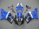 2003-2004 Blue White Black Suzuki GSXR 1000 Motorcycle Fairings