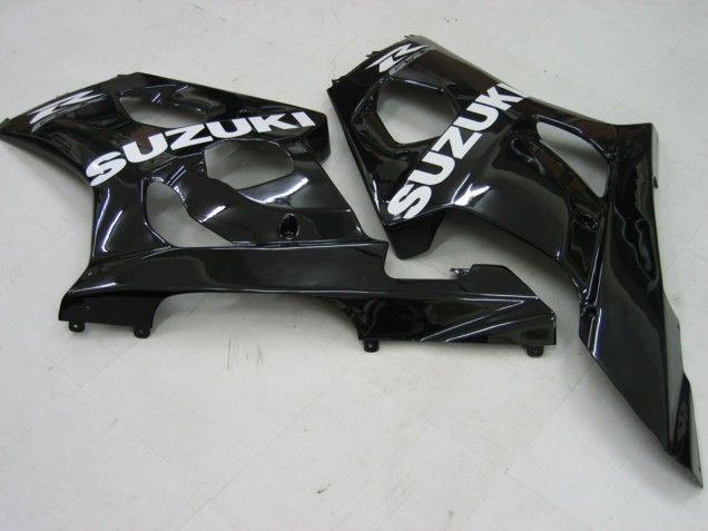 2003-2004 Matte Glossy Black Suzuki GSXR 1000 Motorcycle Fairings