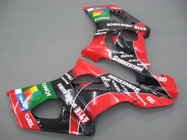 2003-2004 Red Yellow Blue Green Black JOMO Suzuki GSXR 1000 Motorcycle Fairings