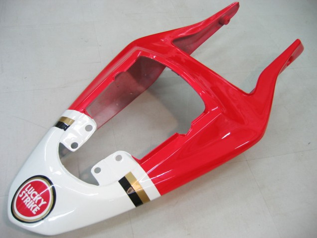 2003-2004 White Red Motul Lucky Strike Suzuki GSXR 1000 Motorcycle Fairings