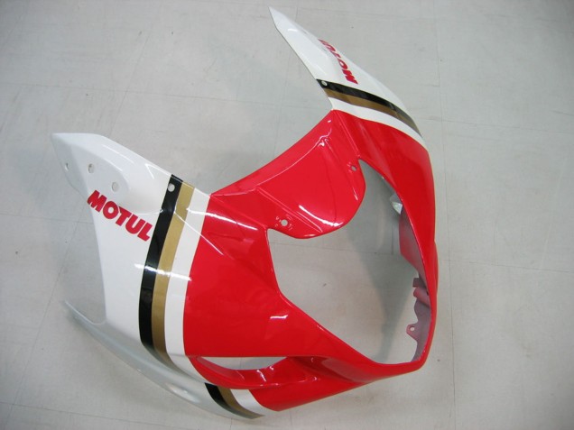 2003-2004 White Red Motul Lucky Strike Suzuki GSXR 1000 Motorcycle Fairings