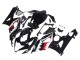 2005-2006 Glossy Black Red White Shark Suzuki GSXR 1000 Motorcycle Fairings