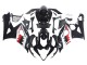 2005-2006 Glossy Black Red White Shark Suzuki GSXR 1000 Motorcycle Fairings