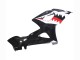 2005-2006 Glossy Black Red White Shark Suzuki GSXR 1000 Motorcycle Fairings
