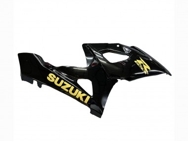 2005-2006 Glossy Black Gold Decal Suzuki GSXR 1000 Motorcycle Fairings