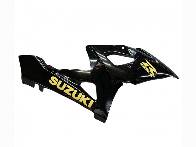 2005-2006 Glossy Black Gold Decal Suzuki GSXR 1000 Motorcycle Fairings