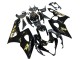 2005-2006 Glossy Black Gold Decal Suzuki GSXR 1000 Motorcycle Fairings