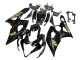 2005-2006 Glossy Black Gold Decal Suzuki GSXR 1000 Motorcycle Fairings