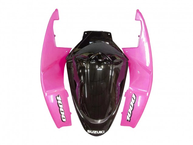 2005-2006 Glossy Black Pink Suzuki GSXR 1000 Motorcycle Fairings