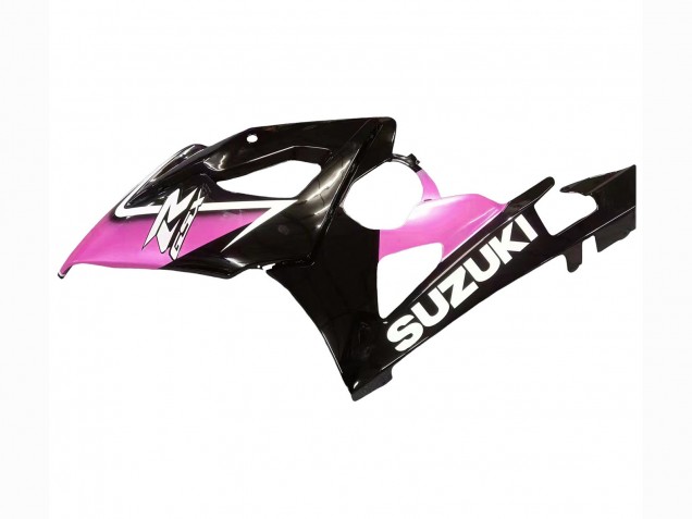 2005-2006 Glossy Black Pink Suzuki GSXR 1000 Motorcycle Fairings