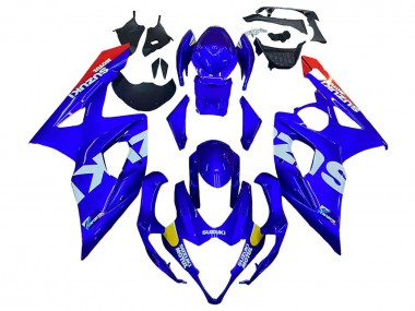 2005-2006 Blue Yellow White Red Motul Suzuki GSXR 1000 Motorcycle Fairings