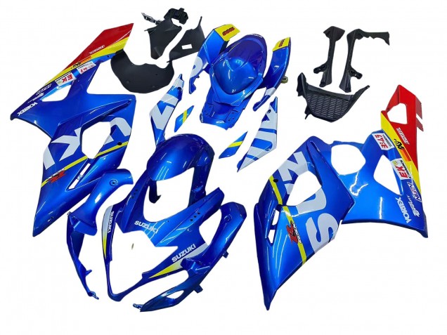 2005-2006 Blue Yellow Red White Suzuki GSXR 1000 Motorcycle Fairings