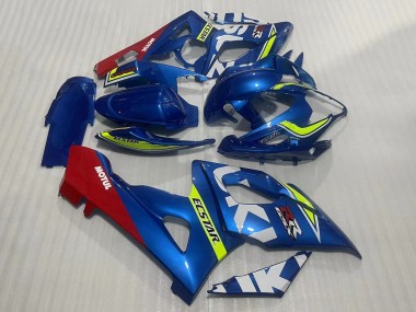 2005-2006 Blue Yellow Red Motul Ecstar Suzuki GSXR 1000 Motorcycle Fairings