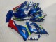 2005-2006 Blue Yellow Red Motul Ecstar Suzuki GSXR 1000 Motorcycle Fairings
