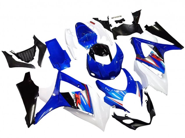 2007-2008 White Blue Black Red Suzuki GSXR 1000 Motorcycle Fairings