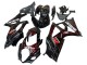 2007-2008 Black Red Flame Suzuki GSXR 1000 Motorcycle Fairings