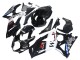 2007-2008 Glossy Black White West Suzuki GSXR 1000 Motorcycle Fairings