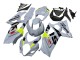 2007-2008 Light Grey Green Black Suzuki GSXR 1000 Motorcycle Fairings