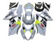 2007-2008 Light Grey Green Black Suzuki GSXR 1000 Motorcycle Fairings
