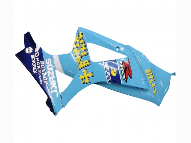 2007-2008 Light Blue Yellow Black Motul Rizla Suzuki GSXR 1000 Motorcycle Fairings