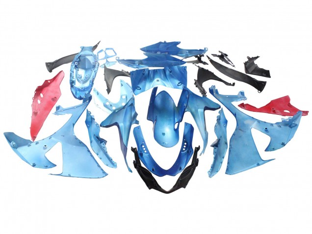 2009-2016 Light Blue Green Red Motul Suzuki GSXR 1000 Motorcycle Fairings