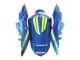 2009-2016 Light Blue Green Red Motul Suzuki GSXR 1000 Motorcycle Fairings