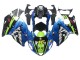 1996-2007 Blue Green Shark 46 Suzuki GSXR 1300 Hayabusa Motorcycle Fairings