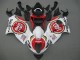 1996-2007 White Red Motul Suzuki GSXR 1300 Hayabusa Motorcycle Fairings