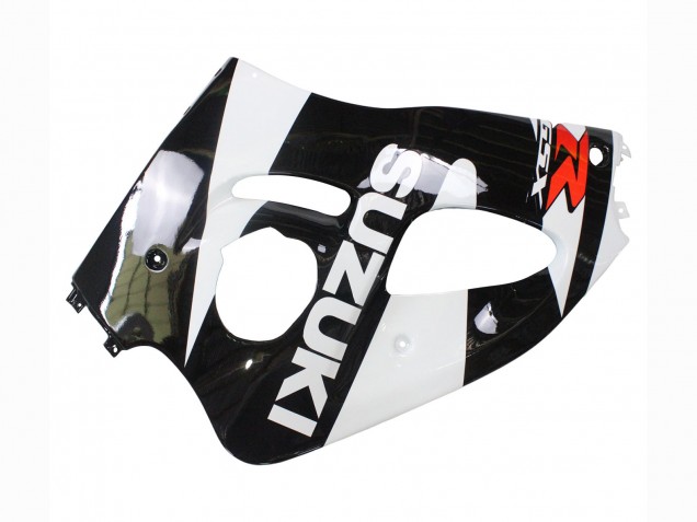1996-2000 Black White Suzuki GSXR 600 / GSXR 750 Motorcycle Fairings