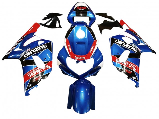 2001-2003 Blue Red Racing Suzuki GSXR 600 / GSXR 750 Motorcycle Fairings