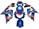 2001-2003 Blue Red Racing Suzuki GSXR 600 / GSXR 750 Motorcycle Fairings