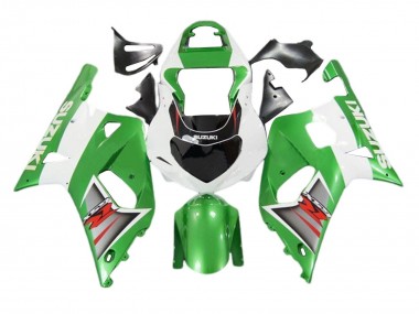 2001-2003 White Green Silver Red Black Suzuki GSXR 600 / GSXR 750 Motorcycle Fairings