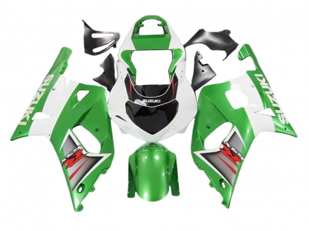 2001-2003 White Green Silver Red Black Suzuki GSXR 600 / GSXR 750 Motorcycle Fairings
