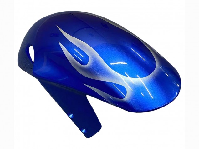 2001-2003 Blue with White Flame Suzuki GSXR 600 / GSXR 750 Motorcycle Fairings