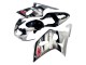 2001-2003 Silver Glossy Black Red Suzuki GSXR 600 / GSXR 750 Motorcycle Fairing