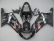 2001-2003 Glossy Black Red White Suzuki GSXR 600 / GSXR 750 Motorcycle Fairings