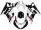 2001-2003 White Glossy Black Red Suzuki GSXR 600 / GSXR 750 Motorcycle Fairings