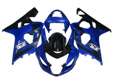 2004-2005 Blue Black Suzuki GSXR 600 / GSXR 750 Motorcycle Fairing Kits