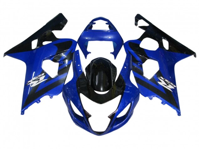 2004-2005 Blue Black Suzuki GSXR 600 / GSXR 750 Motorcycle Fairing Kits