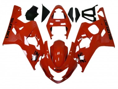 2004-2005 Red Black Suzuki GSXR 600 / GSXR 750 Motorcycle Fairing