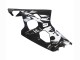 2004-2005 White Black Suzuki GSXR 600 / GSXR 750 Motorcycle Fairing