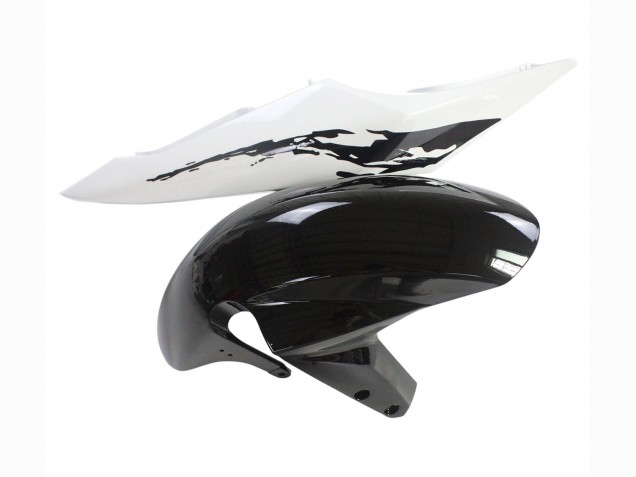 2004-2005 White Black Suzuki GSXR 600 / GSXR 750 Motorcycle Fairing