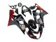2004-2005 Black Grey Red Suzuki GSXR 600 / GSXR 750 Motorcycle Fairings
