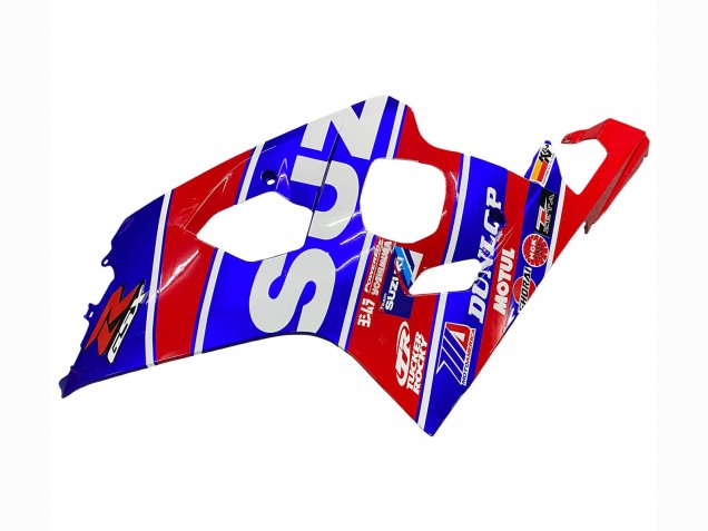 2004-2005 Blue Red Black Motul Dunlop Suzuki GSXR 600 / GSXR 750 Motorcycle Fairings