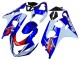 2004-2005 White Blue Red Suzuki GSXR 600 / GSXR 750 Motorcycle Fairing