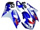 2004-2005 White Blue Red Suzuki GSXR 600 / GSXR 750 Motorcycle Fairing