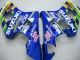 2004-2005 Blue White Yellow Green Telefumia Motul MoviStar Suzuki GSXR 600 / GSXR 750 Motorcycle Fairings