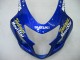 2004-2005 Blue White Yellow Green Telefumia Motul MoviStar Suzuki GSXR 600 / GSXR 750 Motorcycle Fairings