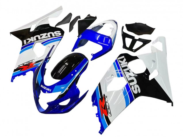 2004-2005 White Blue Black Red Suzuki GSXR 600 / GSXR 750 Motorcycle Fairing